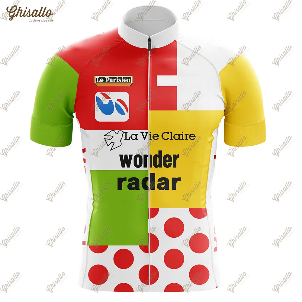 Maillot de cyclisme respirant pour hommes, vêtements de vélo classiques, vêtements de vélo de course d'été, sports de plein air, haut français, nouveau