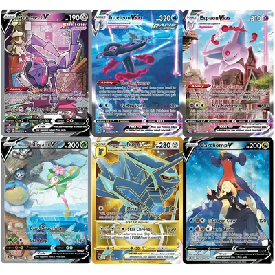 Pokemon-Karten Holographic Sword & Shield Series Garchomp Genesect Duraludon Lilligant Evolution Collection Card Proxy Card Image