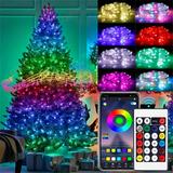 16.5ft/33ft Smart App Control Fairy Light Outdoor Dream Color Led String Light Waterproof Garland Light For Christmas Holiday Party Birthday Decor