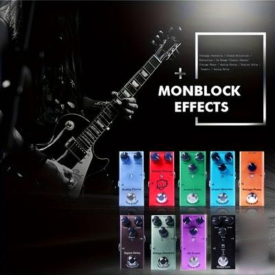 Electric Guitar Effect Mini Pedal Single Block Effect Classic Overload Metal Distortion American Distortion British Distortion Effect Multiple Effects Need To Be Matched With 9v Power Supply Use