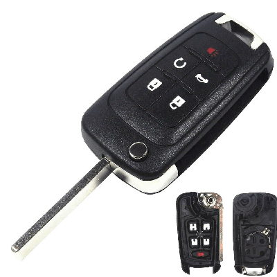 5 Buttons Flip Remote Key Shell For For Cruze For ...