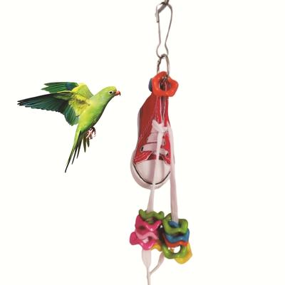 1pc Parrot Bird Toy Bite Canvas Shoes Toy Bird Sup...