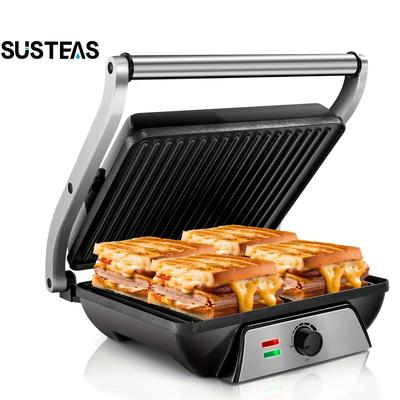 Susteas 3-in-1 Electric Indoor Grill - With Non-st...