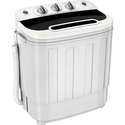 ZENY Portable Clothes Washing Machine Mini Twin Tub Washing Machine 13lbs Capacity with Spin