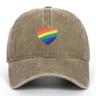 LGBT Baseball Hat Pride Rainbow Denim Hats Pride Baseball Hat Adjustable LGBT Hat for Men Women