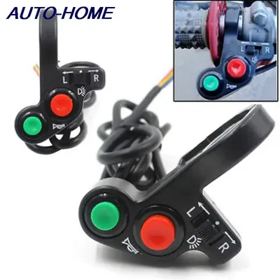 Motorcycle Scooter 7/8" Handlebar Horn Turn Signals Lights Controller Switch Motorcycle Modified