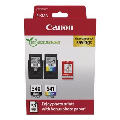 Canon Tintenpatronen-Set »PG-540 + CL-451« mit Fotopapier 10 x 15 cm Value Pack schwarz