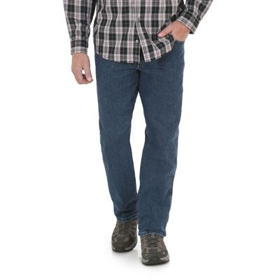 Men's Big & Tall Rugged Wear Performance Relaxed Fit Jeans by Wrangler in Medium Stone (Size 46 34)