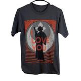 Disney Shirts | Disney Parks Star Wars T-Shirt Princess Leia 'I Love You' Small Grey | Color: Gray | Size: S