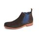 Catesby Mens Chelsea Boots Leather Suede Ankle Dealer Boots Goodyear Welted Sole Casual Formal Shoes (Brown, UK Footwear Size System, Adult, Men, Numeric, Medium, 9)