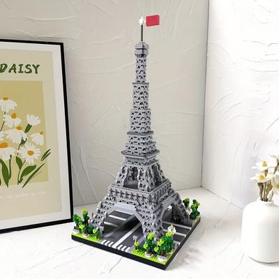 Paris Tower, A World-renowned Landmark Building, 3 Dimensional Assembly Building Blocks, Birthday Gifts