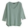 Yours Womens V Neck Jersey Top - Sage Green - Size 18 UK | Yours Sale | Discount Designer Brands