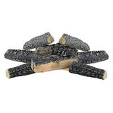 8 Small Pieces Ceramic Fiber Logs Propane Gel Ethanol or Gas Fireplace Logs All Types of Indoor Gas Inserts Ventless & Vent Electric or Outdoor Fireplaces &