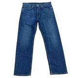 Levi's Jeans | Levis 505 Jeans Mens Straight Leg Blue Dark Wash Denim Red Tab Size 36x30 | Color: Blue | Size: 36