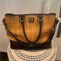 Dooney & Bourke Bags | Dooney & Bourke Woven Leather Chelsea Bag | Color: Brown | Size: Os