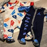 Nike Pajamas | Baby Jordan/Nike Sleepers | Color: Black/Gray | Size: 0-3mb