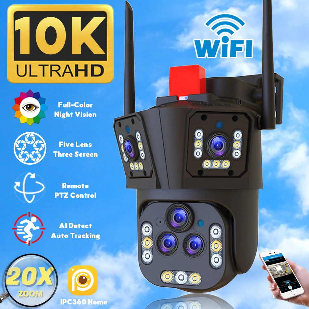 10k 20mp wifi Kamera im Freien drahtlose Video überwachung CCTV IP-Kamera ptz 20x Zoom Auto Tracking 2-Wege-Audio-Überwachungskameras Image