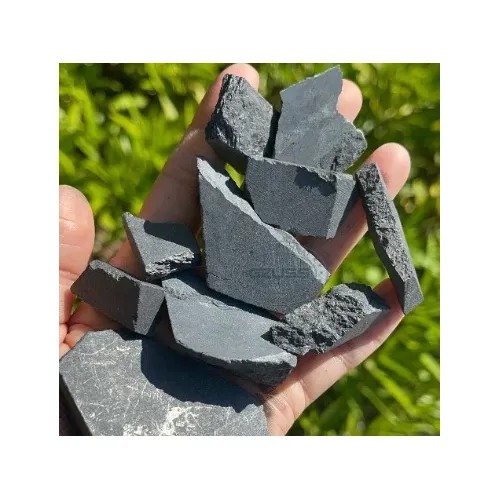 Raw Schungit Stein Raw Steine-Healing Kristalle und Steine-Schungit Stein-Emf Schutz Steine-Wurzel