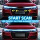 RXZ Luce di marcia diurna a LED Scansione di avviamento Luci decorative per cofano auto DRL Guida per cofano motore automatico Lampada ambientale decorativa 12V
