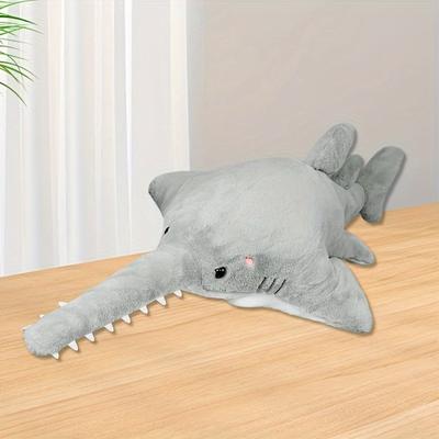 Simulation Serrated Shark Throw Pillow Big Shark S...