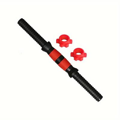1pc 35cm/13.78in Universal Dumbbell Rod With Rubbe...