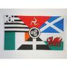 AZ FLAG Bandiera Celta Sei Nazioni 150x90cm - Bandiera CELTICA - Paesi CELTICI 90 x 150 cm