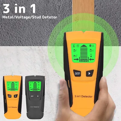 Wall Detector Hidden Line Finding Backlit Wood Metal Finder Cable Wires Depth Tracker Scanner LCD