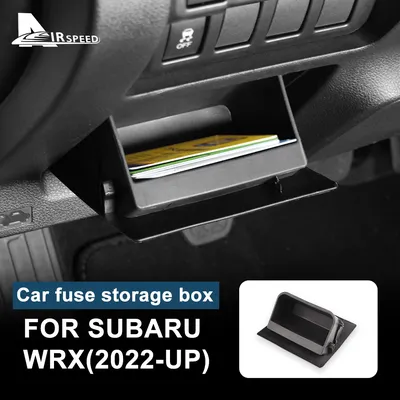 ABS Storage For Subaru WRX 2022 2023 2024 Car Fuse Tray Holder Card Coin Box Organizer Interior RHD