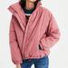 American Eagle Outfitters Jackets & Coats | American Eagle Softshell '90s Puffer Coat Winter Jacket Outdoor Pink Medium | Color: Pink | Size: M