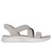 Skechers Women's Slip-ins: GO WALK Flex Sandal - Glimmer Sandals | Size 10.0 | Taupe | Textile | Vegan | Machine Washable