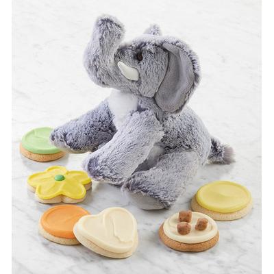 Elephant Plush And Cookies by Cheryl's Cookies