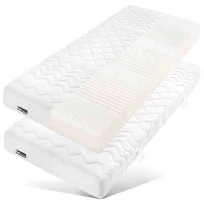 Komfortschaummatratze FAN "ProVita Flex 21 S ECO, Matratze in 90x200 cm, 140x200" Gr. 3, weiß, B:90cm H:21cm L:200cm, Bezug: 100% Polyester, Matratzen, Matratze in 3 Härtegraden und diversen Größen erhältlich Image