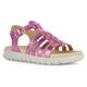 Sandale GEOX "J SANDAL SOLEIMA GIR" Gr. 32, pink (fuchsia) Kinder Schuhe Sommerschuh, Riemchensandale, Sandalette, mit Schnallenverschluss