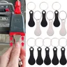 Porte-clés jeton en métal de supermarché porte-clés pièce de monnaie hypermarché brouette acier