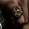 Film Dune Part Two House Atreides Paul Atreide Cosplay Rings Unisex Retro Punk Finger Ring Halloween