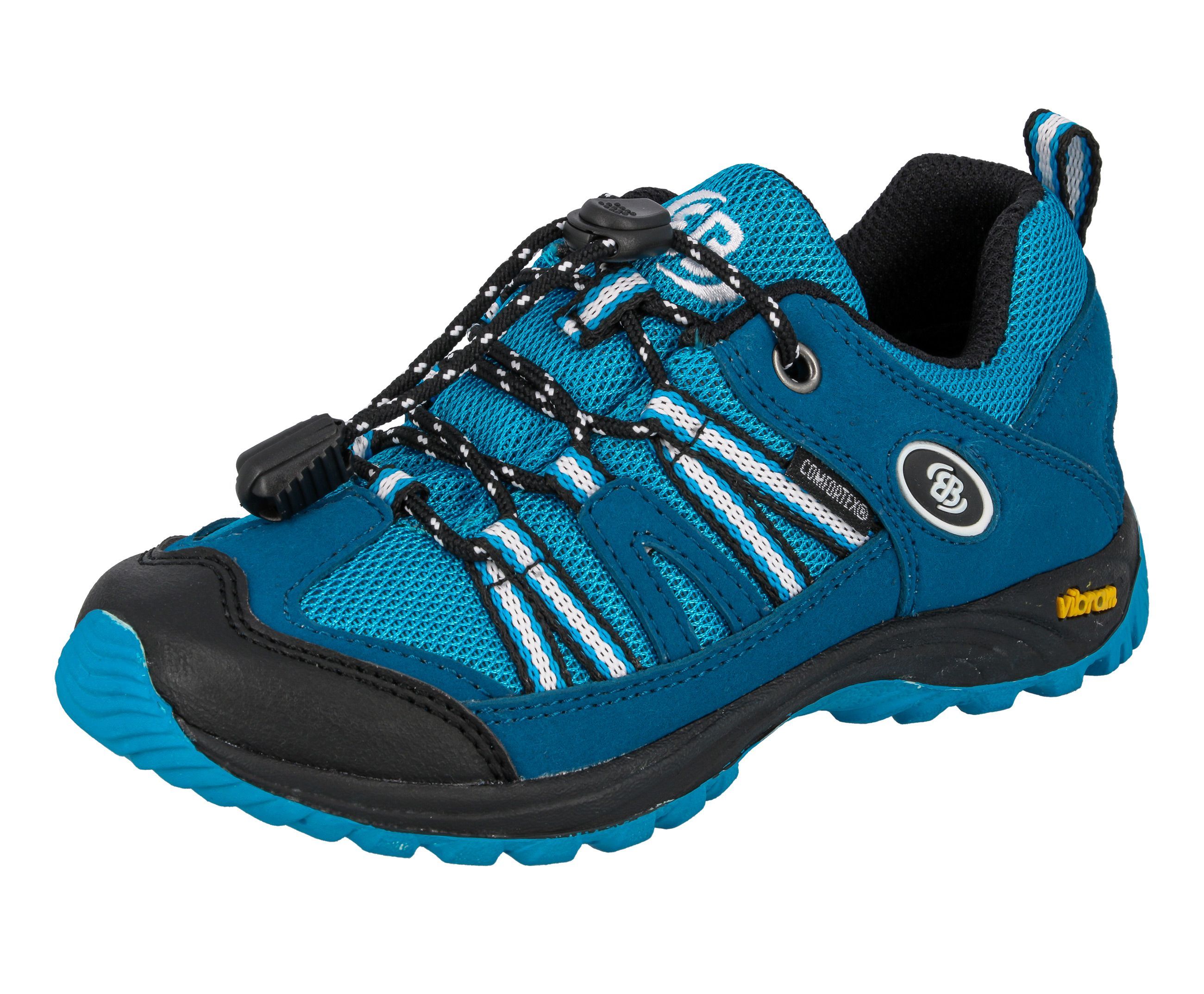 Wanderschuh BRÜTTING "Outdoorschuh Ohio Low", Kinder, Gr. 33, blau, Synthetik, Schuhe Wanderschuh