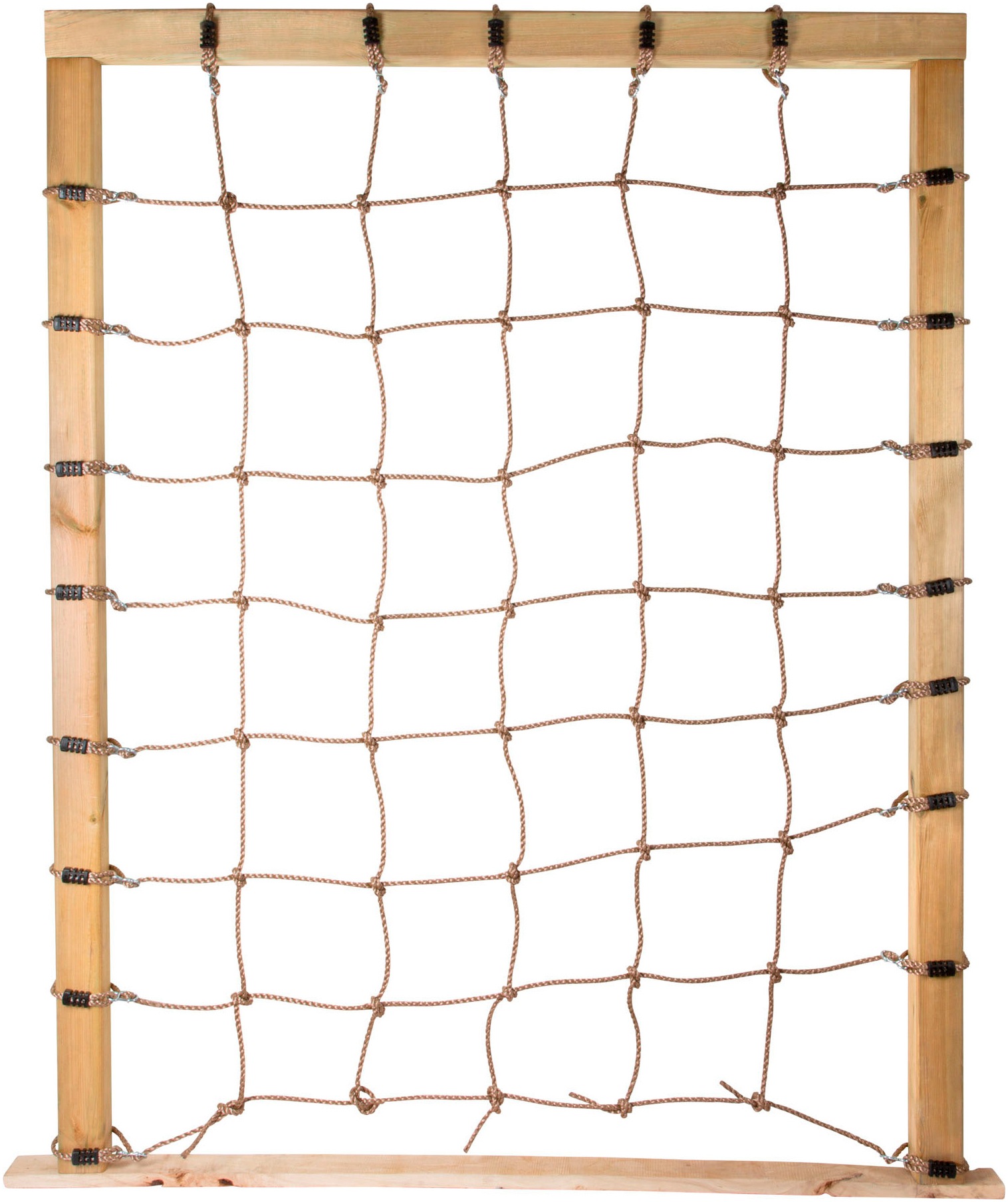 Klettergerüst SMALL FOOT "Kletternetz mit Achterhaken", braun, Klettergerüste, Kinder, B/H: 150cm x 200cm, B:150cm H:200cm