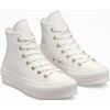 Sneaker CONVERSE "CHUCK TAYLOR ALL STAR LIFT PLATFORM", Gr. 36, weiß (vintage weiß), Synthetik, sportlich, Schuhe