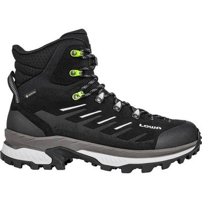 LOWA Herren Trekkingstiefel RANDIR GTX MID, Größe 42 ½ in SCHWARZ/GRAU