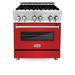 ZLINE 30" 4.0 cu. ft. Dual Fuel Range w/ Gas Stove & Electric Oven, Stainless Steel | Wayfair RA-RM-30