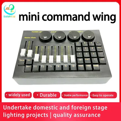 New Mini Command Wing Lighting Controller MA2 Version Software Stage Party On PC DMX Console Dj