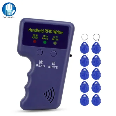 NEW 125Khz EM Handheld RFID Copier Card Reader Writer Duplicator Programmer Support EM4305/ T5577