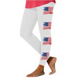 Independence Day Cargo Pants Women Ladies Golf Pants on Sale Clearance Items for Women Women s Fashion Independence Day Printed Underpants Yoga Casual Pants Underpants Pants J164