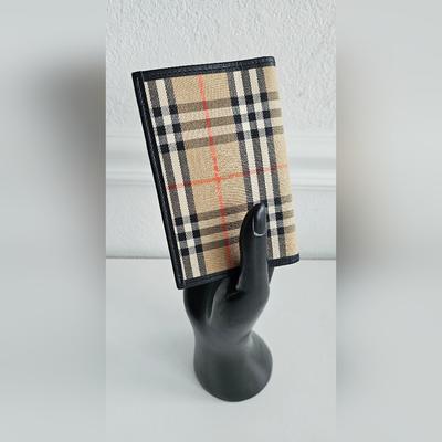 Burberry Bags | Burberry Nova Check Mini Agenda Cover/Address Book | Color: Black/Tan | Size: Os