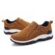 Steve The Best Orthopaedic Running Shoes for Men Orthopaedic Unisex Hiking Shoes - Breathable, Non-Slip, Abrasion-Resistant, Slip On Design, brown, 7 UK