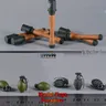 Zytoys Soldat Mini Granate im Maßstab 1:6 m24 m26 mk2 Minen granate Militär Outdoor-Spiel Spielzeug