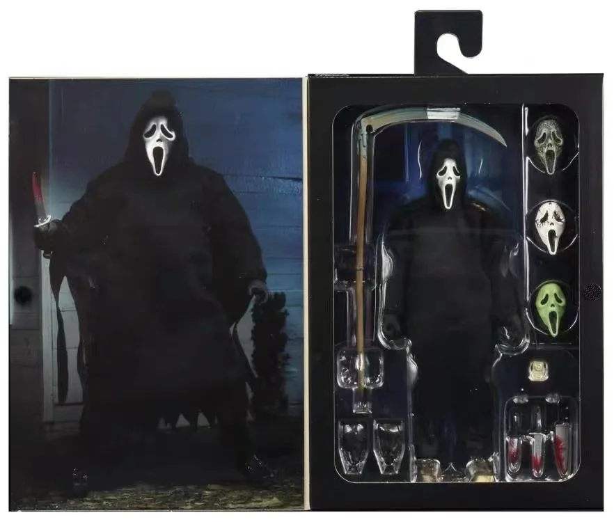 2026 NEU 18CM Boxed NECA Scream PVC Actionfigur Sammlermodell Spielzeug Hochwertiges Geschenk Image