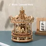 Kit modello di costruzione di puzzle in legno 3D per costruire Kit di costruzione di carillon
