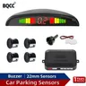 BQCC sensori di parcheggio per auto Kit di parcheggio Display a LED 22mm 4 sensori