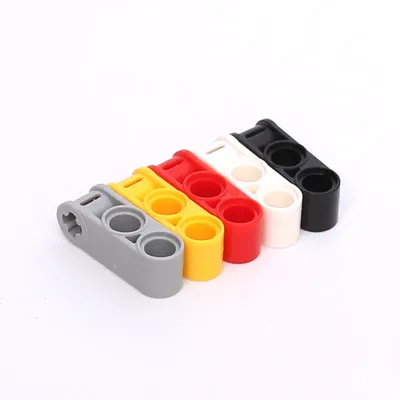 1 Stück Bausteine 42003 Achs- und Stiftverbinder senkrecht 3L mit 2 Stiftlöchern Bulk Modular GBC Image